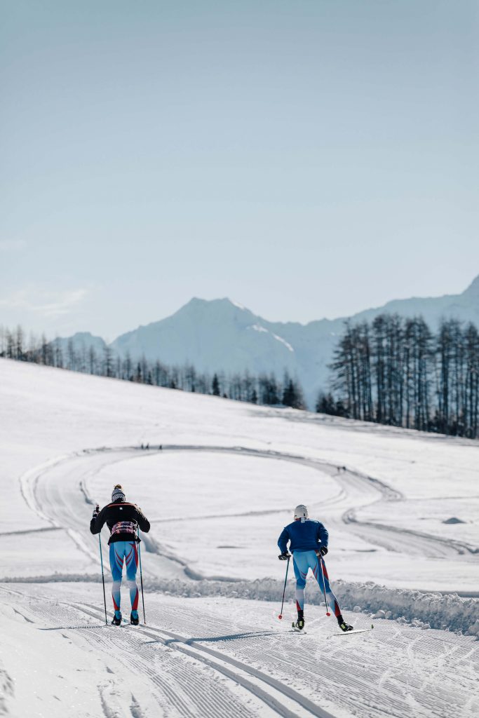 Panoramareiches Langlaufen im Vinschgau © IDM Südtirol Alto Adige | Benjamin Pfitscher